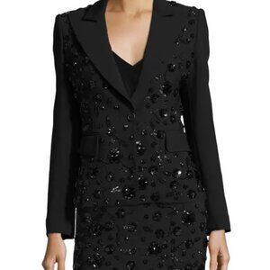 Michael Kors Sequined-Floral Dinner Jacket, US6